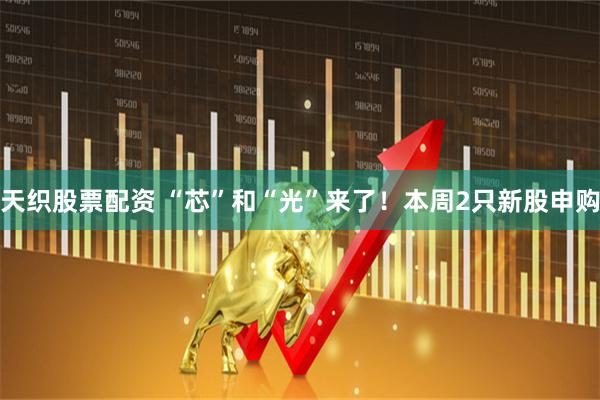 天织股票配资 “芯”和“光”来了！本周2只新股申购
